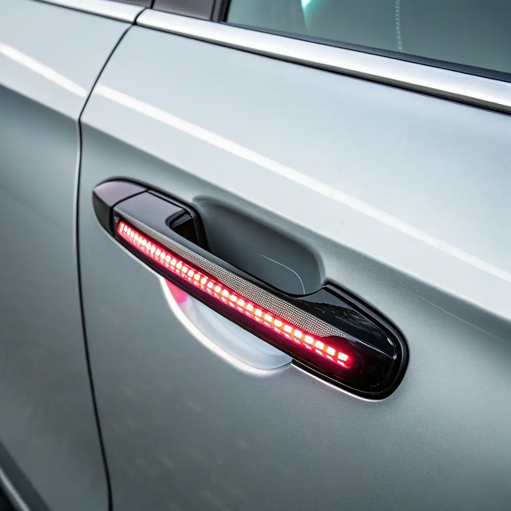 Tesla Model X Chrome Door Handle Wraps